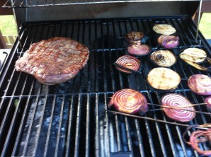 Grilled Flank Steak and Onions Prep13