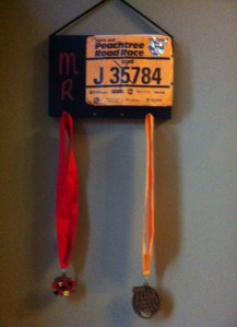 The Mister's Medal/Bib Holder.
